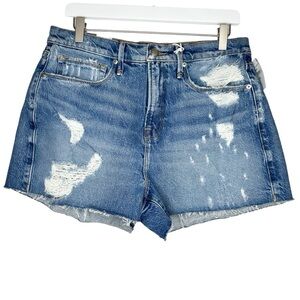 NWT Good American denim cutoff Jean Shorts Size 10/30